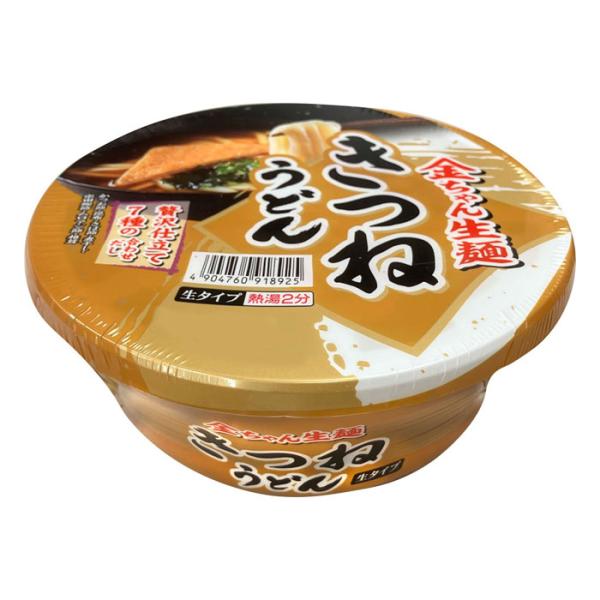 徳島製粉 金ちゃん生麺 きつねうどん 165g T4904760918925 生タイプうどん 即席うどん カップうどん きつねうどん 和風だし インスタントうどん もちもち麺 爆買