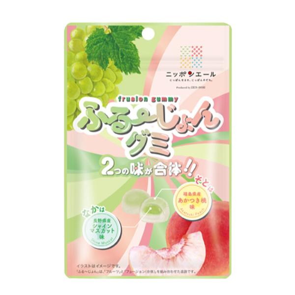 あす発送】全国農協食品 ニッポンエール ふる〜じょんグミ 40g袋