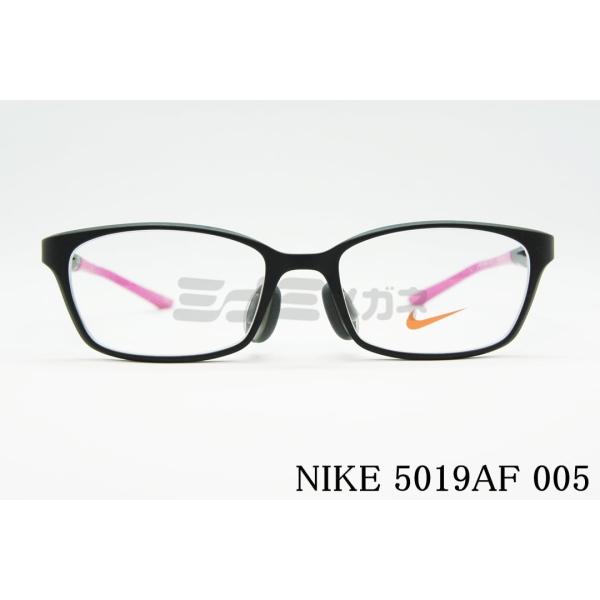 NIKE スクエアフレームメガネ 【関税込】 ナイキ7136AF-008-57 [黒縁/ハーフリム/スクエア] ｜メガネの