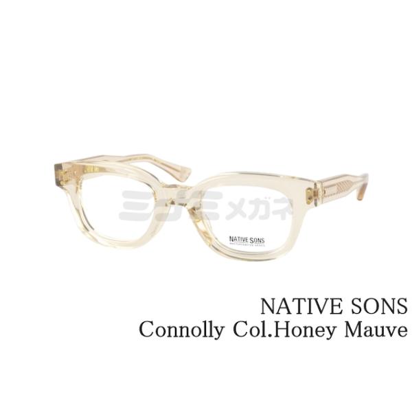 NATIVE SONS クリア メガネ Connolly Col.Honey Mauve PL-066U