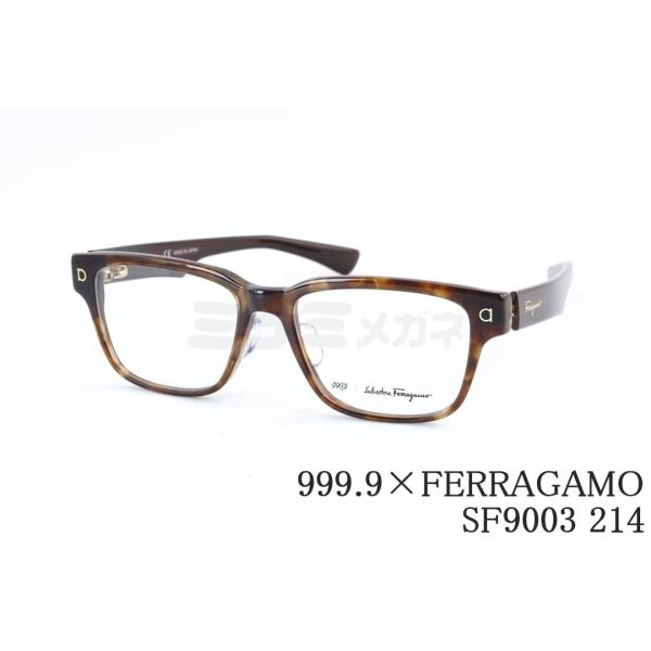 999.9（フォーナインズ） 999.9×Ferragamo メガネ コラボ SF9003 214