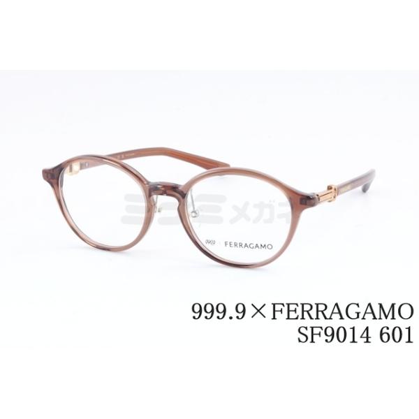 999.9（アイウェア） 999.9×Ferragamo メガネ SF9014 601 コラボ