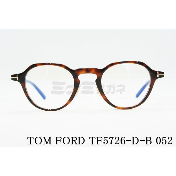 トムフォード メガネ ボストン ゴールド メタル ブルーライトカット ブラウン トムフォード メガネ TOM FORD レディース メンズ 新品 オーバル