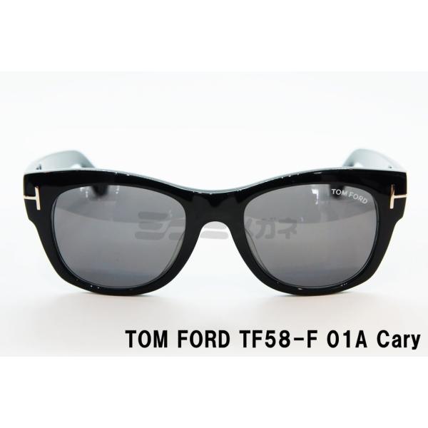 トムフォード サングラス Cary TF58 182 ダークブラウン ケース付き TOM FORD / トムフォードウェリントン型べっ甲柄セルフレーム