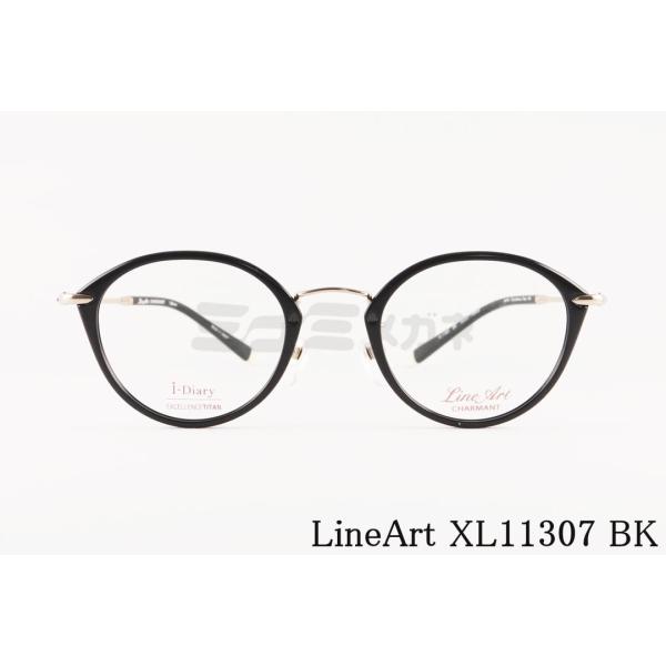 Line Art メガネ Solo XL11307 BK ボストン コンビネーション 