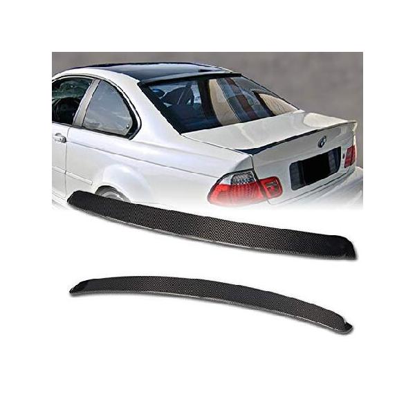 Q1-TECH、リアウィンドウルーフスポイラー 1999-2005 BMW E46 3シリーズ 323is 328is 330ci 325ci M3 クーペ 2
