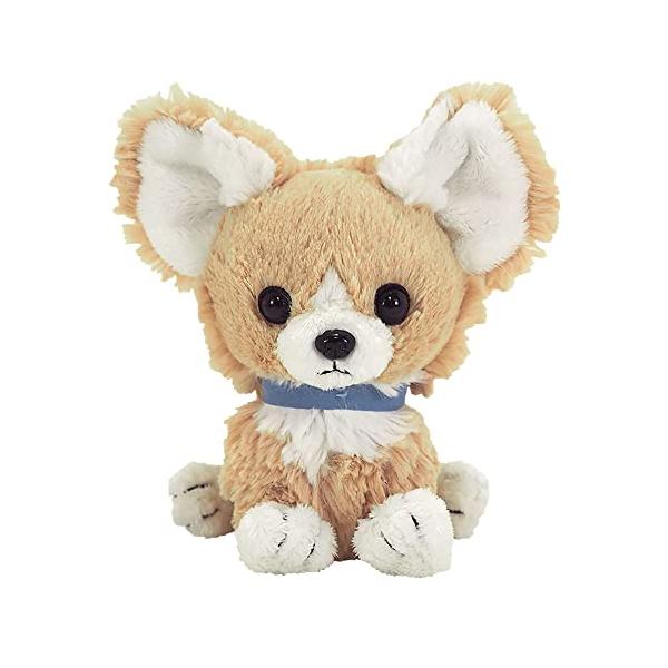 他サイト： サンレモン パプス! チワワ ベージュ 8.8×16×7cm ぬいぐるみ アニマル 犬 P-6711の商品画像