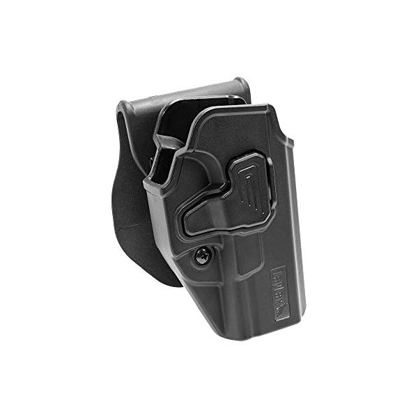 他サイト： ライラクス(LayLax) [グロック 用 CQCホルスター][右用][ブラック]GLOCK G17 G18 G19 ポリマー製 ワンタッチ着脱 角の商品画像