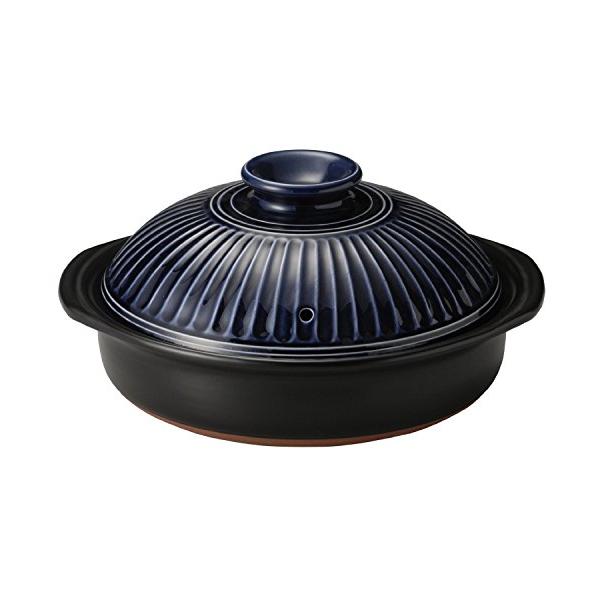 他サイト： 銀峯陶器 菊花 土鍋 萬古焼 (9号 / 瑠璃 / 4人用) 『テーブルを華やかに彩る次世代土鍋』おしゃれ 直火の商品画像