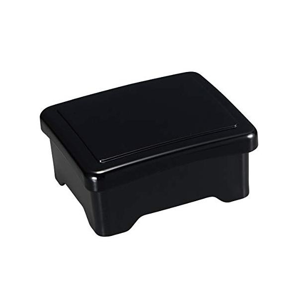 福井クラフト(Fukui Craft) 重箱 黒 16.7x14.3x8cm うなぎ の 器