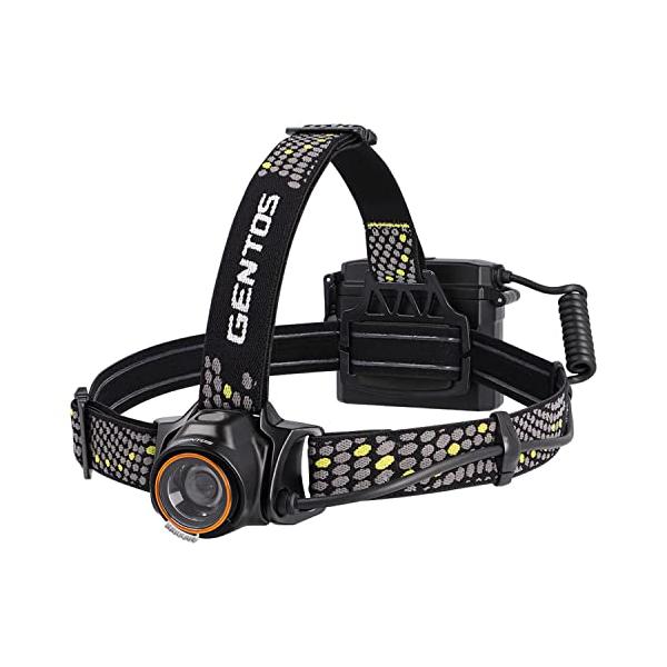 GENTOS(ジェントス) LED ヘッドライト USB充電式(専用充電池/単3電池