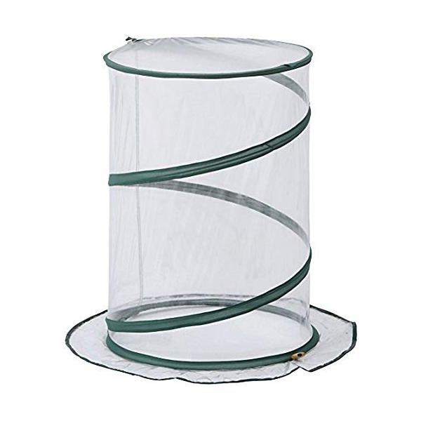 他サイト： タカショー 温室 ポップアップ式温室ラウンド 幅71cm×奥行71cm×高さ69cm 固定用ピン付き ビニールハウス防寒カバー【GRH-15】の商品画像