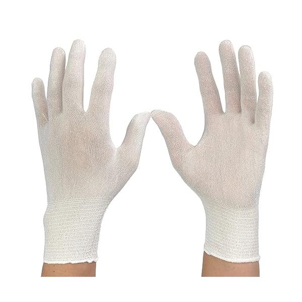 他サイト： [ウインセス] インナー手袋 キュプラ インナーグローブ 薄手 超薄手 18ゲージ ベンベルグ 手袋 6枚 20枚 100枚 フリーサイズ 手荒れの商品画像