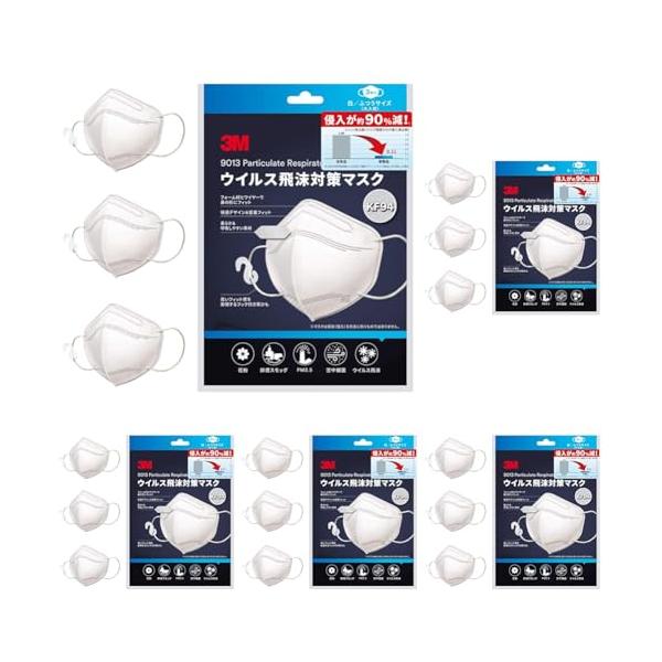 スリーエム(3M) 3M マスク ウイルス飛沫対策 KF94 不織布 快適形状