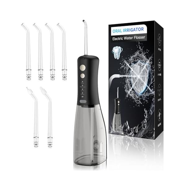 口腔洗浄器 ジェットウォッシャー 【2025アップグレード】 4種類の水流