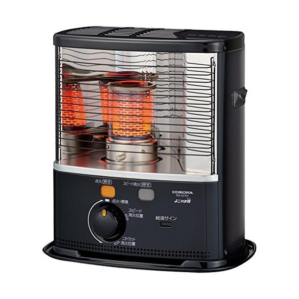 他サイト： CORONA(コロナ) 石油ストーブ 【日本生産】 (木造6畳 / コンクリート8畳 まで) 電源不要 防災対策 キャンプ タンク容量3.7L ワンの商品画像
