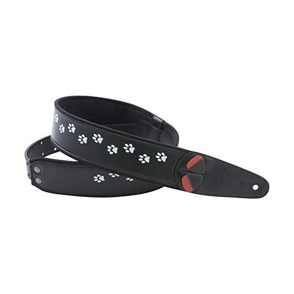 他サイト： [RightOn! STRAPS] ギター・ベース用ストラップ 幅 6cm、長さ 95~145cm Black Catの商品画像