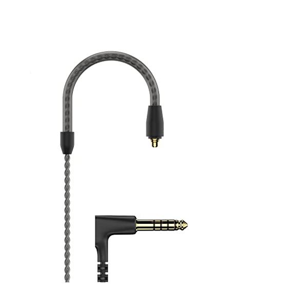 ゼンハイザー HD620S＋純正4.4mmバランスケーブル+mimimamo ゼンハイザー Sennheiser IEシリーズ用MMCXブレードケーブル 4.4mm