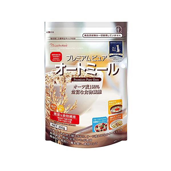 他サイト： 日食 プレミアムピュアオートミール 300g×4袋の商品画像