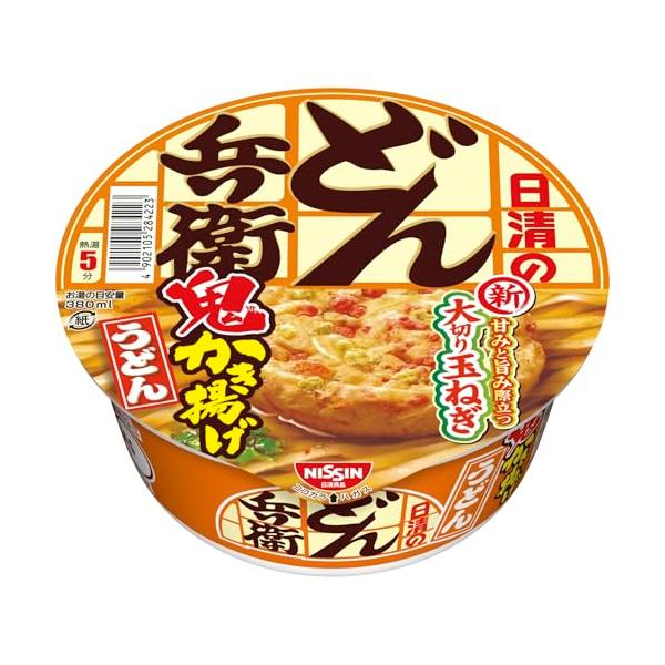 他サイト： どん兵衛 鬼かき揚げうどん [甘みと旨み際立つ大切り玉ねぎ] 日清食品 カップ麺 96g ×12個の商品画像