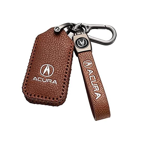 レザーカーキーフォブカバー カーキーフォブケース Acura CDX NSX RDX RLX TLX TLX-Lシリーズ キーカーアクセサリー好評販売中