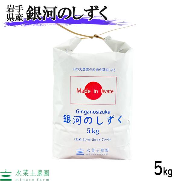 米 お米 銀河のしずく 精米 5kg 令和7年産 岩手県産 古代米お試し袋付き