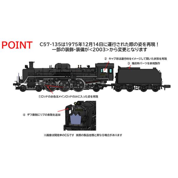 TOMIX 2002 国鉄C57形蒸気機関車　鉄道模型　TOMY Yahoo!オークション -「tomix c57」(蒸気機関車) (Nゲージ)の