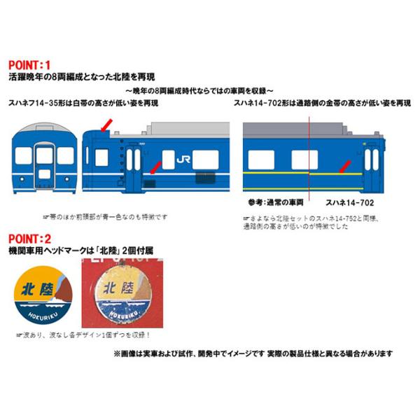 97610 JR 14系14形特急寝台客車（北陸）セット(8両) トミックス Nゲージ 2026年12月予約