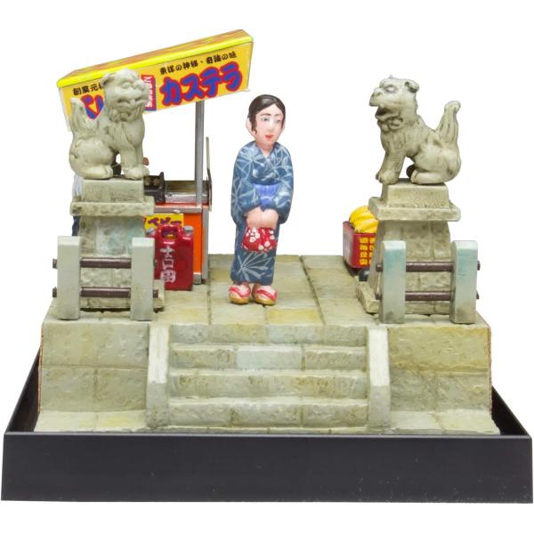 SRS-4 昭和レトロな世界 -山本 高樹- 縁日の屋台 ベビーカステラ屋 プラッツ プラモデル