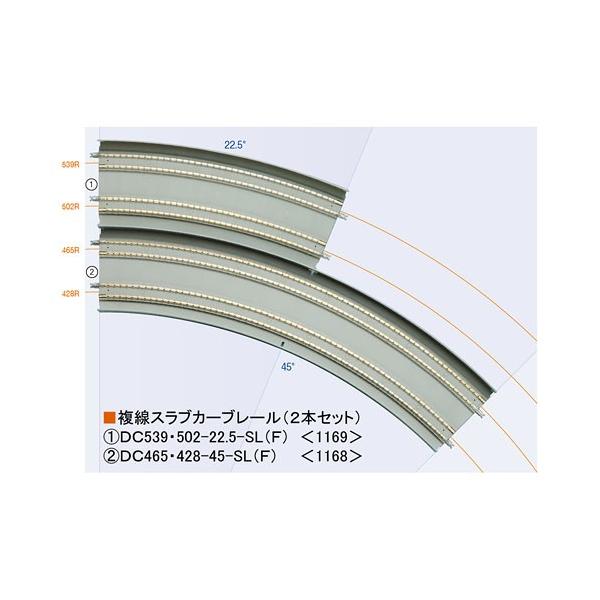 トミックス 1168 複線スラブカーブレールDC465−428−45−SL トミックス 1168 複線スラブカーブレールDC465−428−45−SL