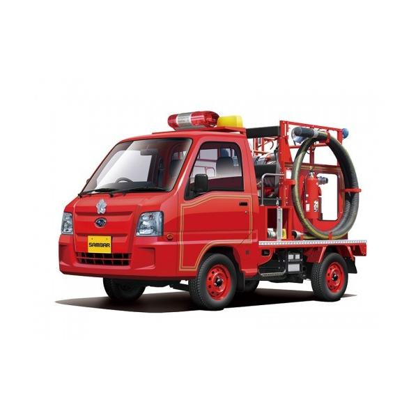 青島文化教材社 1/24 ザ・モデルカー No.119 スバル TT2 サンバー 消防