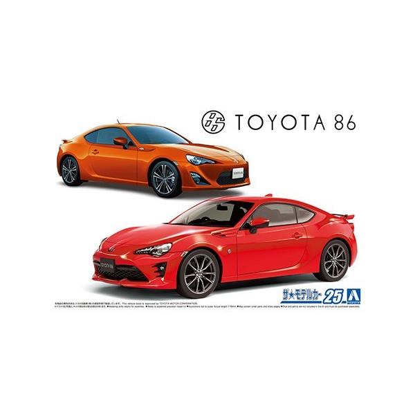 青島文化教材社 1/24 ザ・モデルカー No.25 トヨタ ZN6 TOYOTA 青島文化教材社 1/24 ザ・モデルカー No.25 トヨタ ZN6 TOYOTA