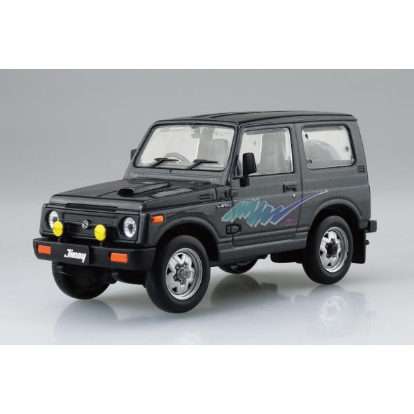 新品未使用未開封未組立海外製1/60スケールプラモデルキット 青島文化教材社 No.18-CG 1/32 スズキ JA11 ジムニー チャコールグレー
