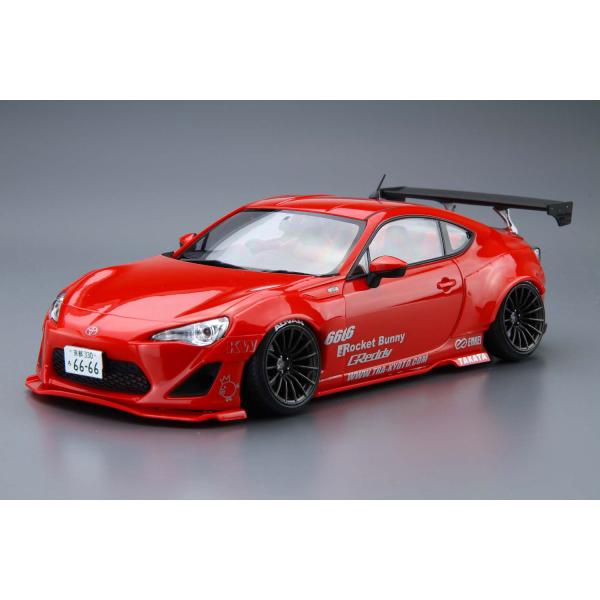 アオシマ 1/24 トヨタ ロケットバニー 86 全塗装 完成品 青島文化教材社 No.1 1/24 ZN6 TOYOTA 86 12 GREDDY&ROCKET BUNNY
