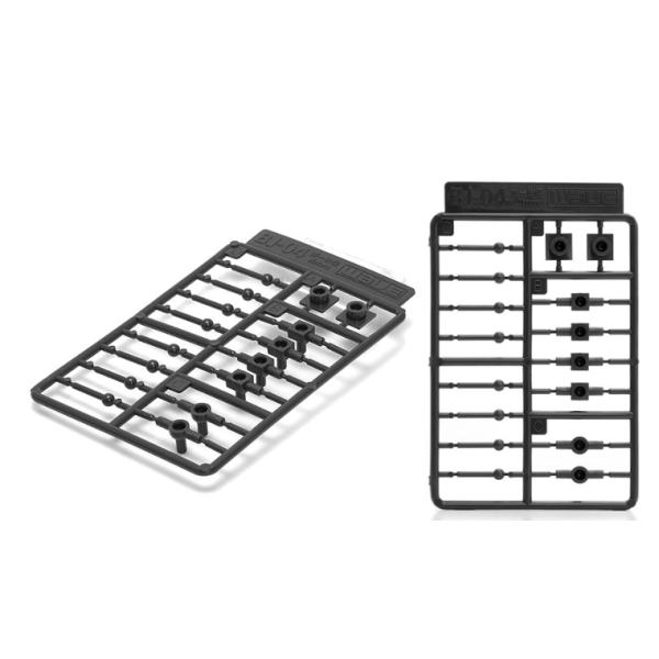 （ネコポス複数でも270円 沖縄不可）OP-372 BJ-04 （ボールジョイント）ボール径 4mm ウエーブ オプションシステム