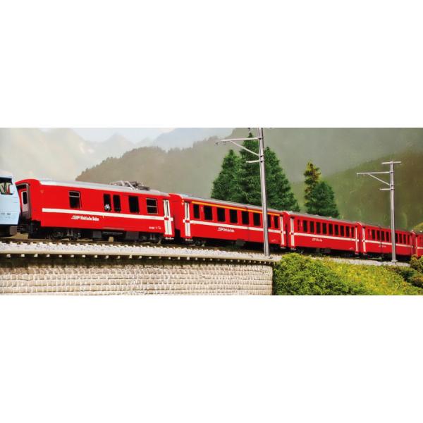 10-1414 アルプスの赤い客車EWI 4両セットB  カトー Nゲージ