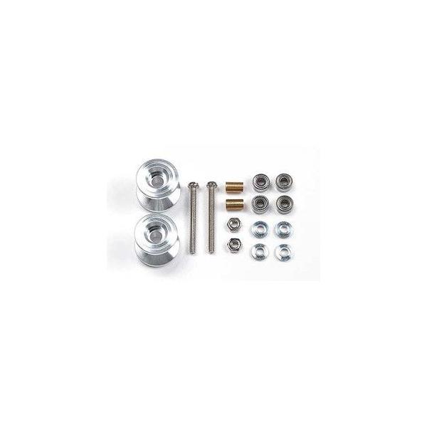 他サイト： （ネコポス複数でも270円 沖縄不可）15398 2段アルミローラーセット 13-12mm タミヤ ミニ四駆ローラー・プレート　の商品画像