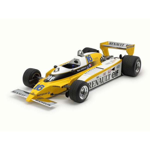 タミヤ、1980年代F1マシン「ルノーRE-20ターボ」再現の1/12模型 タミヤ、1980年代F1マシン「ルノーRE-20ターボ」再現の1/12模型