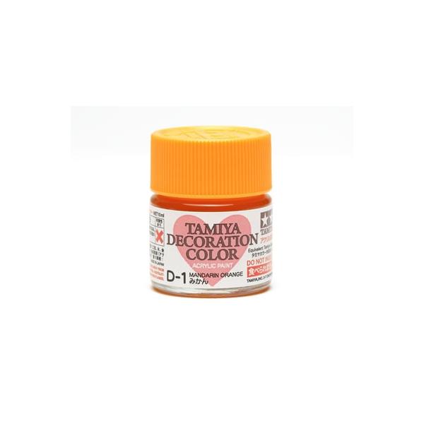 みかん タミヤ プラモデル タミヤ（TAMIYA） 76601 デコレーションカラー D-1 みかん タミヤ