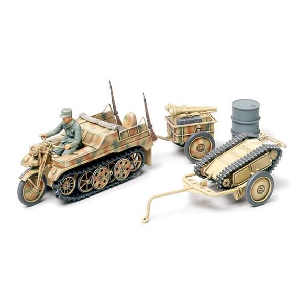タミヤ　1/35 ケッテンクラート、バイク、2号戦車セット タミヤ 1/35 ケッテンクラート、バイク、2号戦車セット - メルカリ
