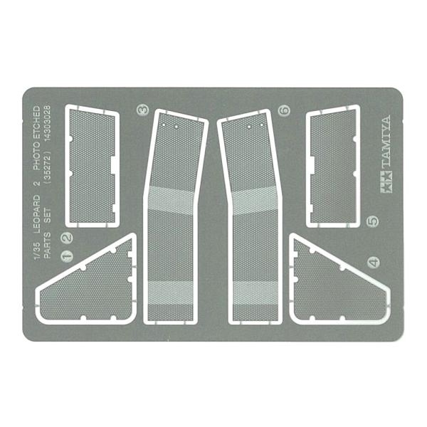 ※ 画像はイメージです。※未組み立て（組み立てには工具などが必要となります）※写真はキットを組み立てたものです。【仕上がりの精密感をいっそう高めるエッチングパーツ】シャープな質感で1/35スケールのレオパルト2A5，2A6戦車の精密感をいっ...