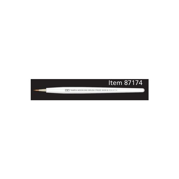 （ネコポス複数でも270円 沖縄不可）87174 モデリングブラシPRO II 面相筆 細 タミヤ メイクアップ材