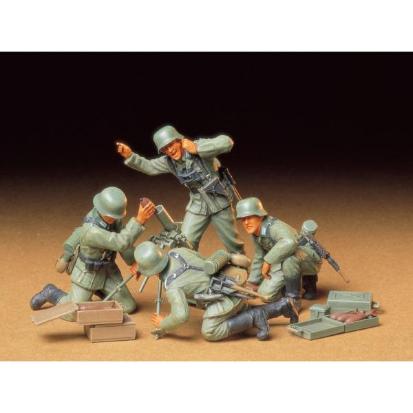 タミヤ 35193 1/35 ドイツ歩兵 迫撃砲チームセット 1/35MM