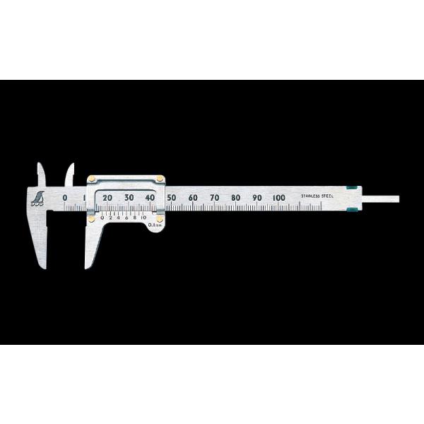 ネコポス270円 1個まで対応可）G-22A ポケットノギス 100mm
