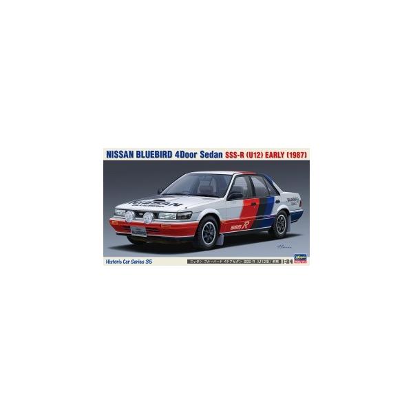 ハセガワ 1/24 ニッサン ブルーバード 4ドアセダン SSS-R(U12型)前期