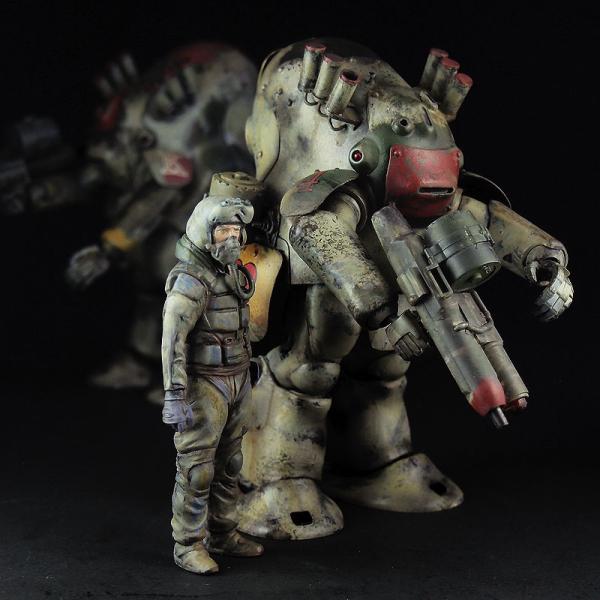 ハセガワ MK07 1/20 ロボットバトルV ファイブ 44型重装甲戦闘服