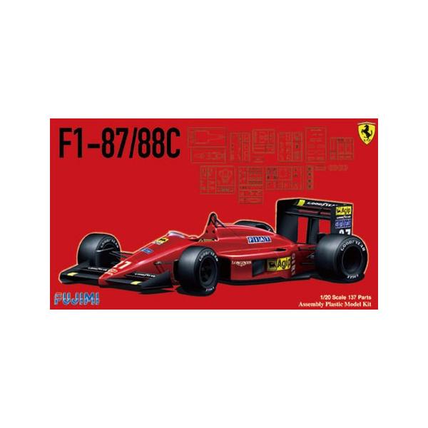 フジミ模型 GP6 フェラーリ F1-87/88C フジミ 1/20グランプリ フジミ模型 GP6 フェラーリ F1-87/88C フジミ 1/20グランプリ