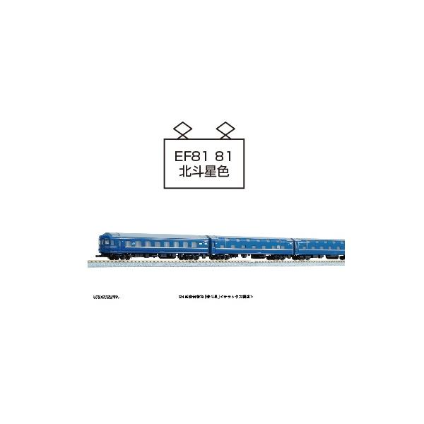 カトー（KATO） セット販売 3066-E/10-831/10-832 EF81 81 北斗星色