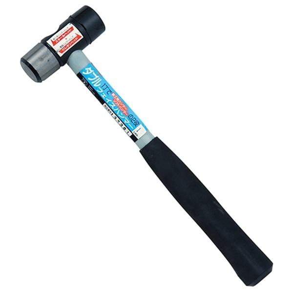 【取寄品】[大工道具 金槌 ソフトハンマー]SK11 ダブルフェイスハンマー 1P 49772921323671丁で鉄工用ハンマー・ソフトハンマーの2役です。金型の分解組立、家具等の組立。■特長・ウレタンヘッド側は相手材にキズ・損傷等がつき...