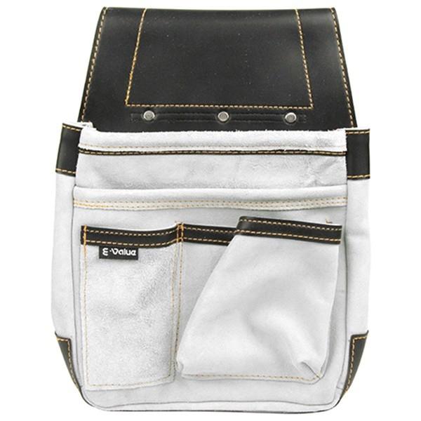 E-Value 革釘袋 M EMK-2M-N 4977292148986 [大工道具 収納用品 革腰袋
